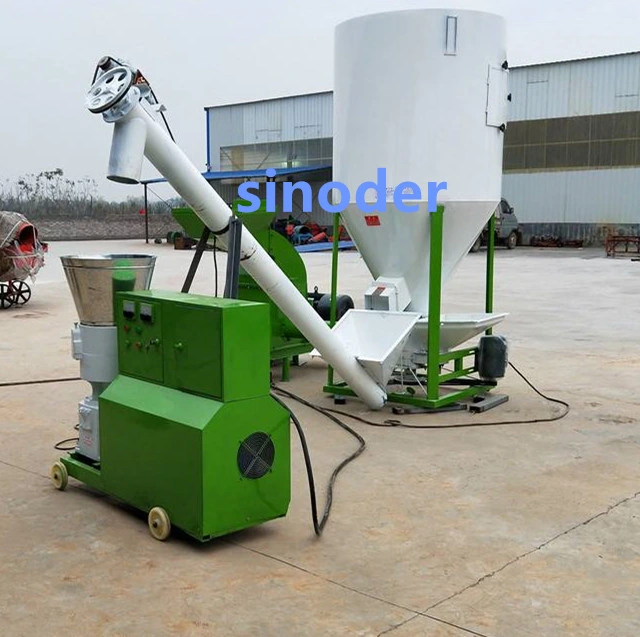 Animal Feed Production Machine 8t/H Pellet Mill Animal Feed Complete Plant