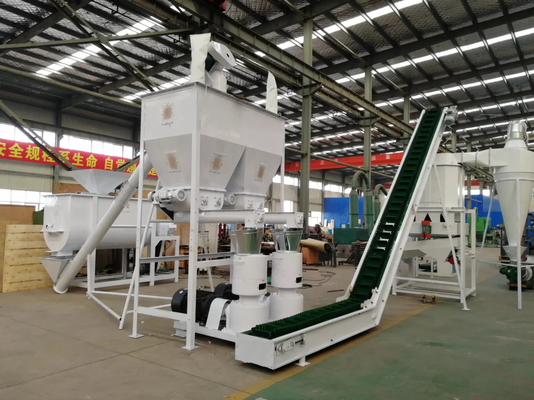 2022 New Design Chicken Livestock Goat Animal Poultry Feed Pellet Making Machine Pig Animal Feed Granulator Machine Biomass Fuel Wood Pellet Production Line