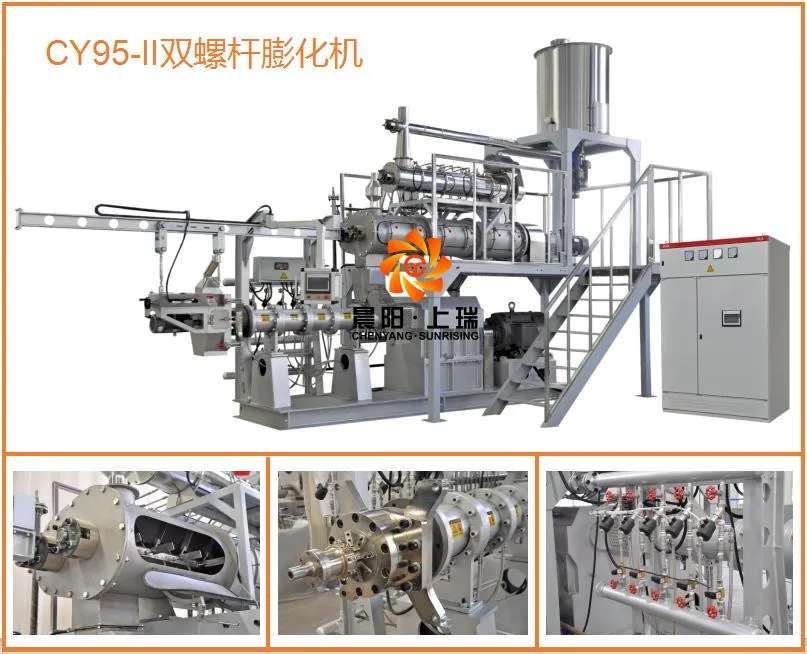 High Output Manufacturing Pet Dry Dog Food Production Line Extruder Floating Fish Feed Pellet Making Processing Machine