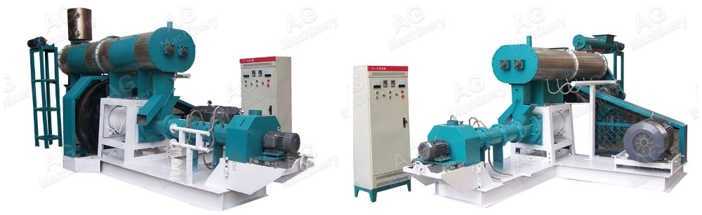 Large Capacity Screw Fish Feed Extruder Processing Line Shrimp Feed Machine Plant